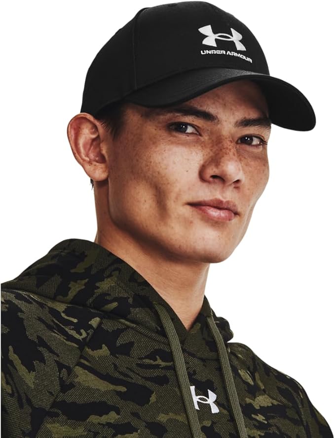 Under Armour Men's Branded Lockup Adjustable Baseball Cap, Grey