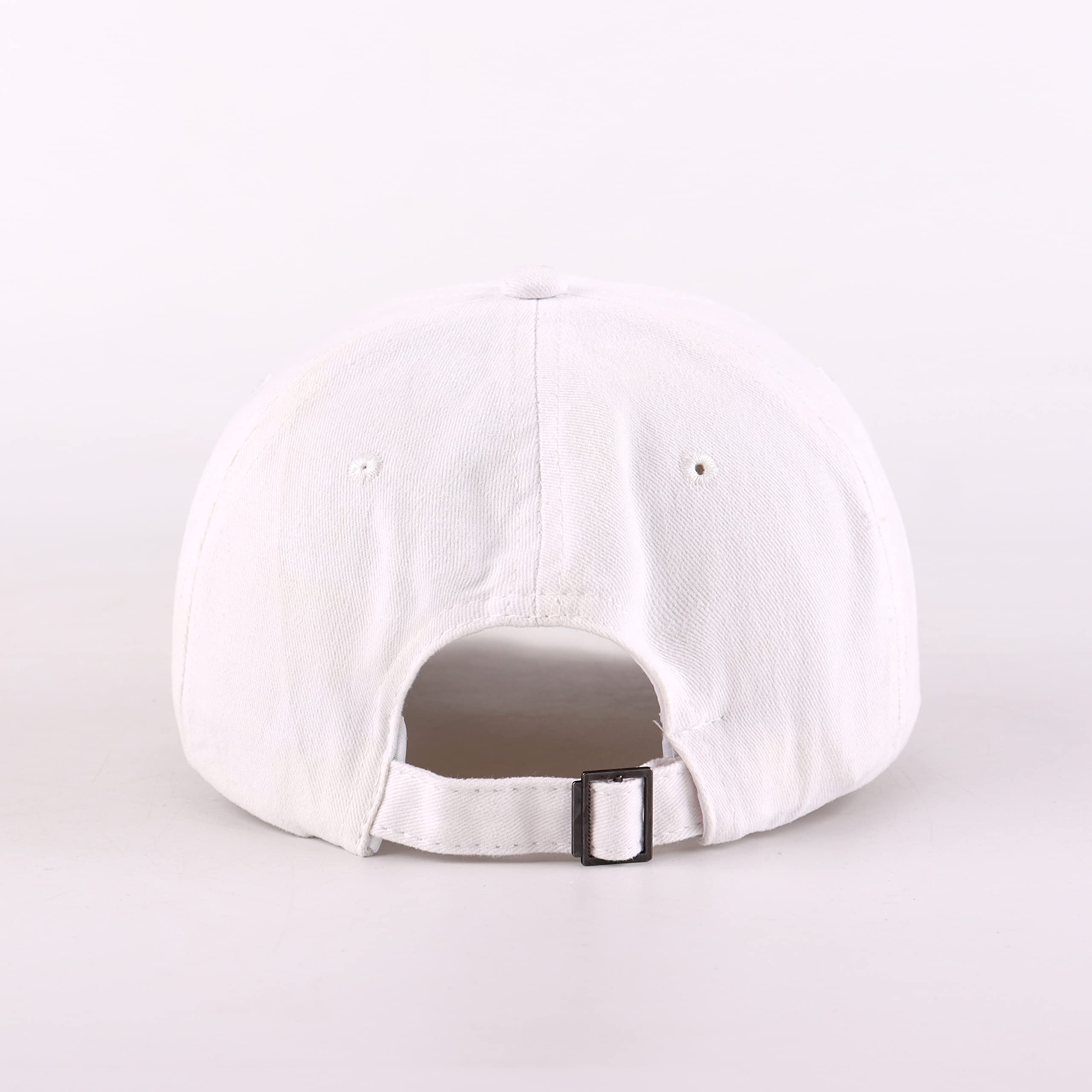 LANGZHEN Unisex Baseball Cap 100% Cotton Fits Men Women Washed Denim Adjustable Dad Hat