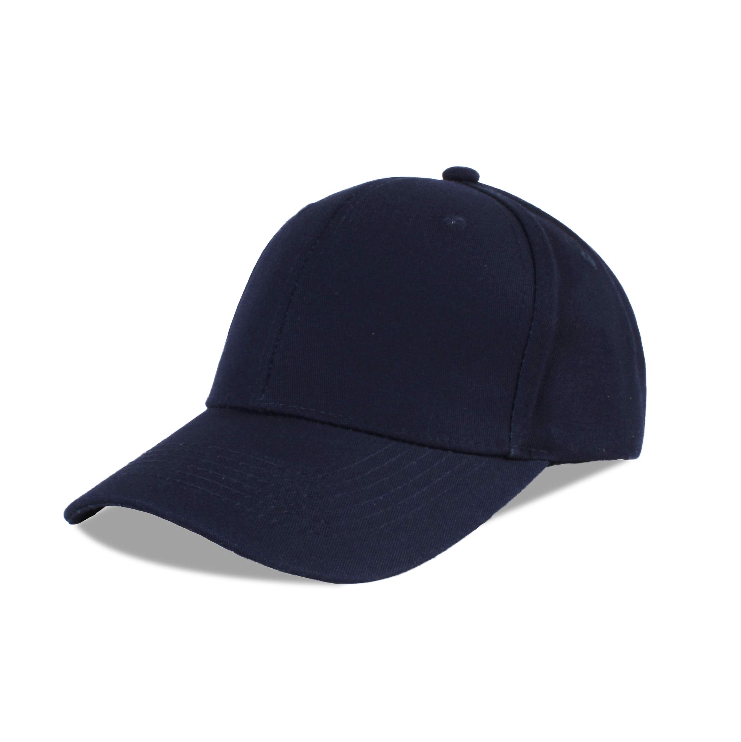 LANGZHEN Unisex Baseball Cap 100% Cotton Fits Men Women Washed Denim Adjustable Dad Hat
