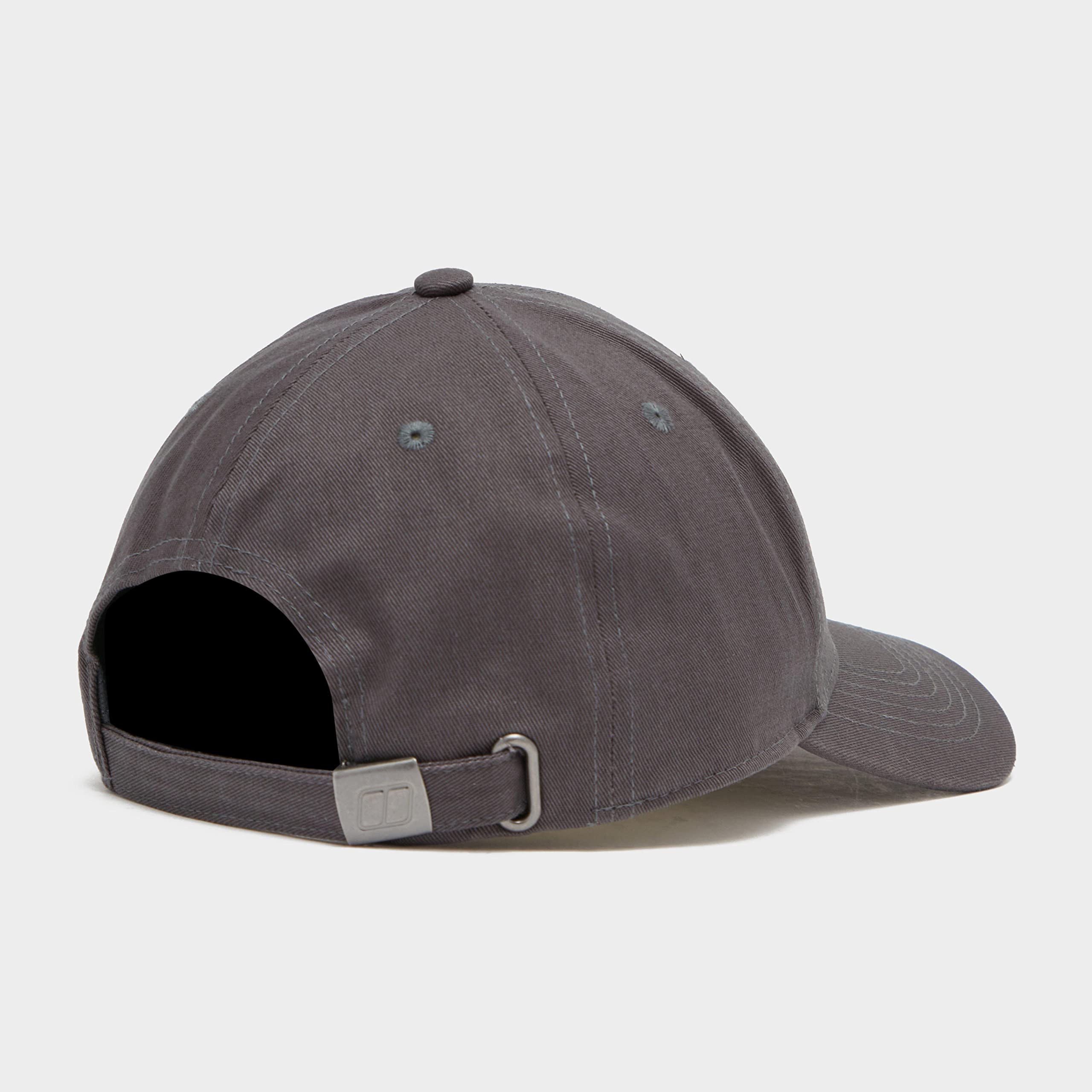 Berghaus Men's Logo Recognition Baseball Cap | Snap Adjuster, Grey, One Size