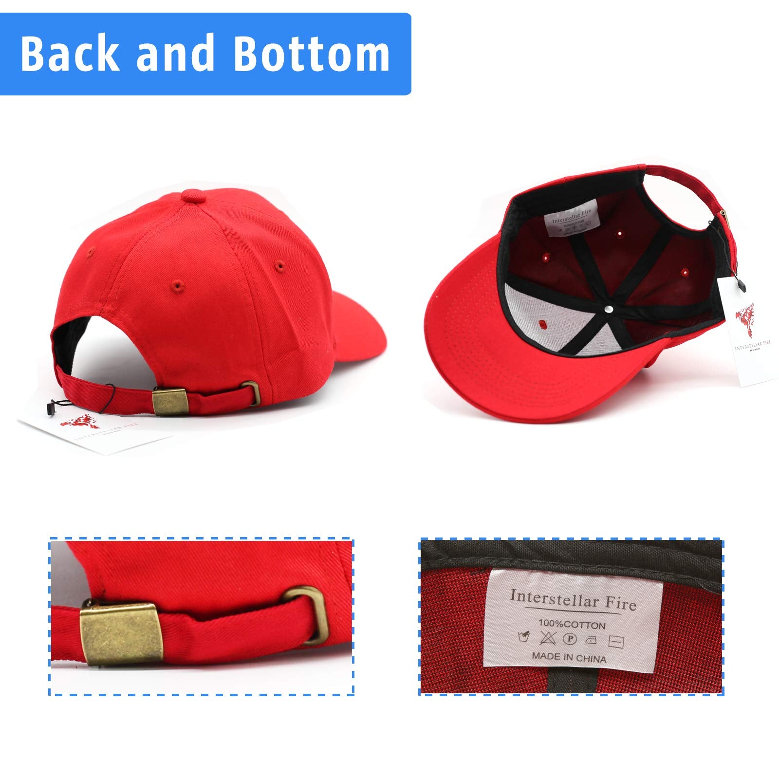 Interstellar Fire Baseball Cap for Men Women - 100% Cotton