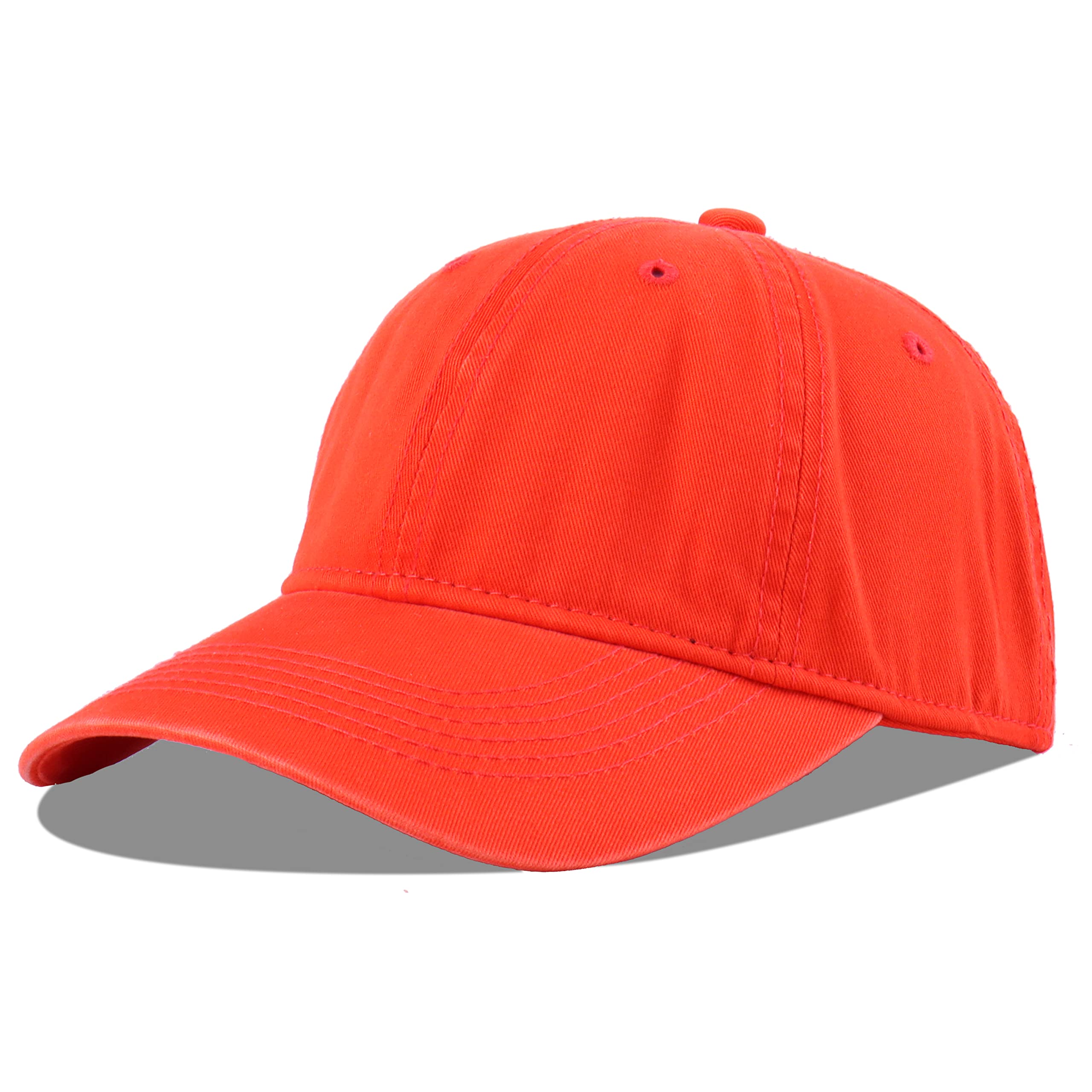 LANGZHEN Unisex Baseball Cap 100% Cotton Fits Men Women Washed Denim Adjustable Dad Hat